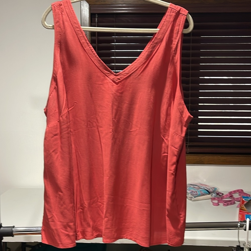 TORRID sleeveless tank top solid pumpkin color QUALITY  NEW with tag